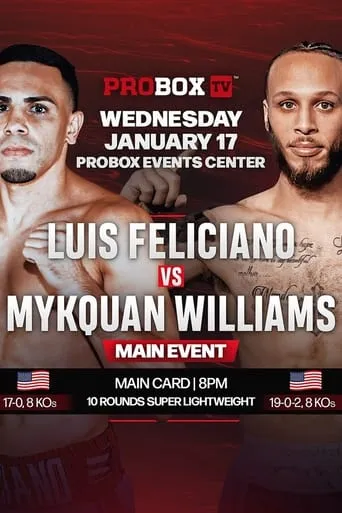 Luis Feliciano vs. Mykquan Williams movie poster - Entertainment content