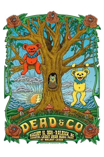 Dead & Company: 2021-08-16 Coastal Credit Union Music Park at Walnut Creek, Raleigh, NC movie poster - Entertainment content