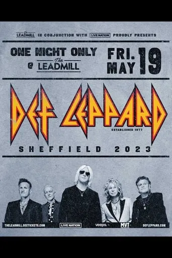 Def Leppard- Live at The Leadmill movie poster - Entertainment content