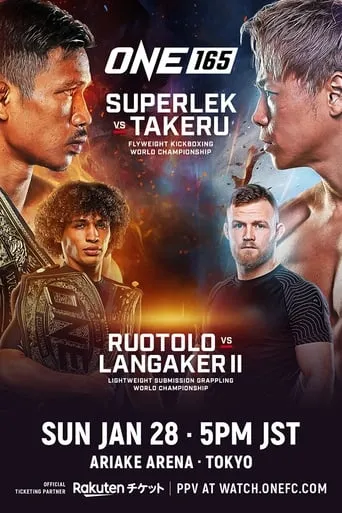 ONE 165: Superlek vs. Takeru movie poster - Entertainment content