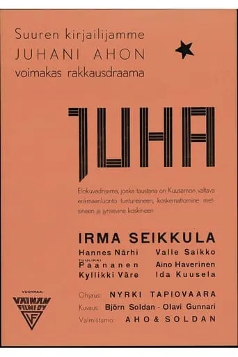 Juha movie poster - Rated 5.2/10