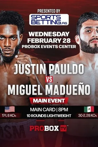 Justin Pauldo vs. Miguel Madueno movie poster - Entertainment content