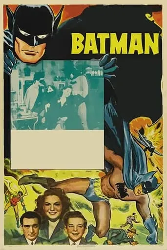 Batman movie poster - Rated 6.4/10
