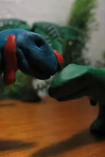 Jurassic Fight Club - Cannibal Dinosaur Claymation movie poster - Rated 6.9/10