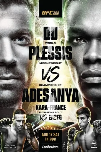UFC 305: du Plessis vs. Adesanya movie poster - Entertainment content