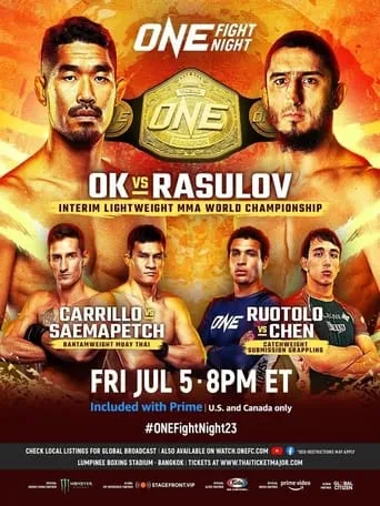 ONE Fight Night 23: Ok vs. Rasulov movie poster - Entertainment content