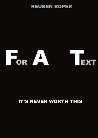 For a Text movie poster - Entertainment content