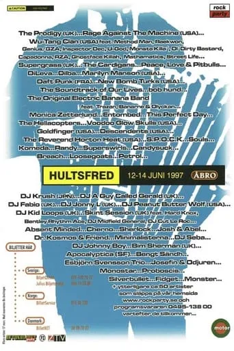 Rammstein: Live at Hultsfred Festival, Sweden 1997 movie poster - Entertainment content