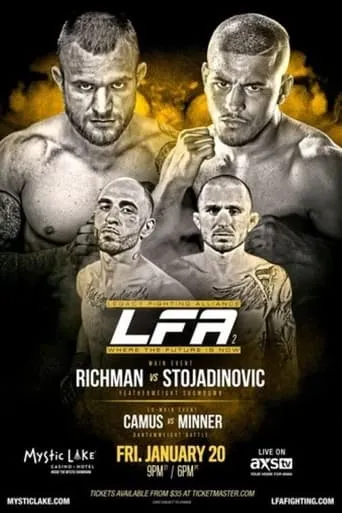 Legacy Fighting Alliance 2: Richman vs. Stojadinovic movie poster - Entertainment content