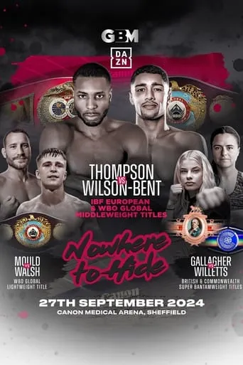 Shakiel Thompson vs. River Wilson-Bent movie poster - Entertainment content