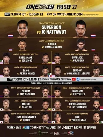 ONE Friday Fights 81: Superbon vs. Nattawut movie poster - Entertainment content