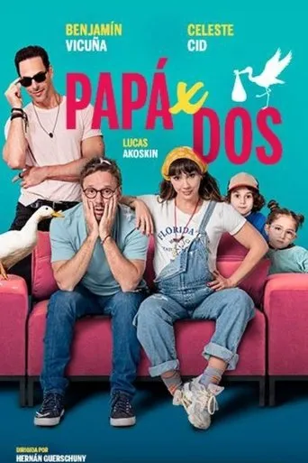 Papá x dos movie poster - Rated 4.8/10