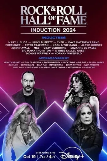 2024 Rock & Roll Hall of Fame Induction Ceremony movie poster - Rated 7.2/10