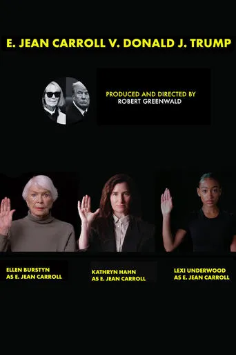 E. Jean Carroll v. Donald J. Trump movie poster - Rated 4.5/10