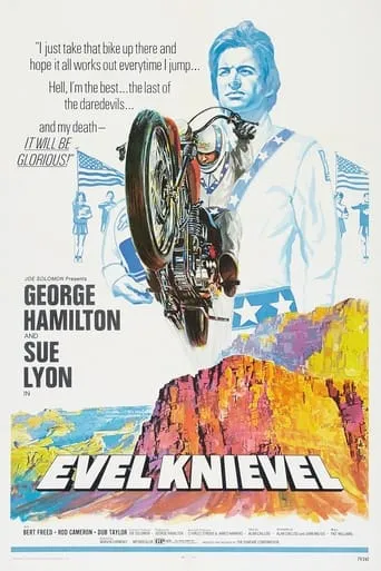 Evel Knievel movie poster - Rated 4.9/10