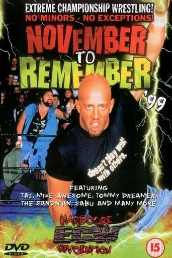 ECW November to Remember 1999 movie poster - Rated 10/10