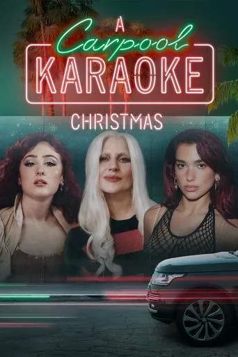 A Carpool Karaoke Christmas movie poster - Rated 4.7/10