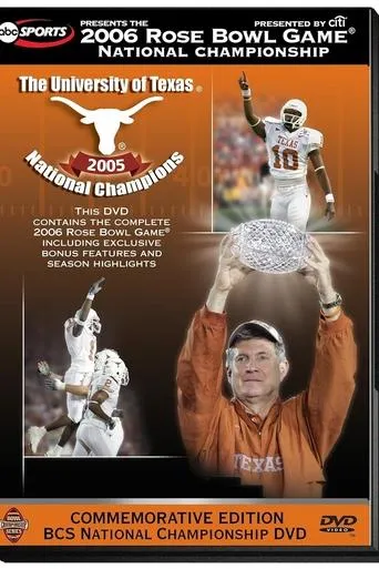 2006 Rose Bowl Game National Championship movie poster - Rated 10/10