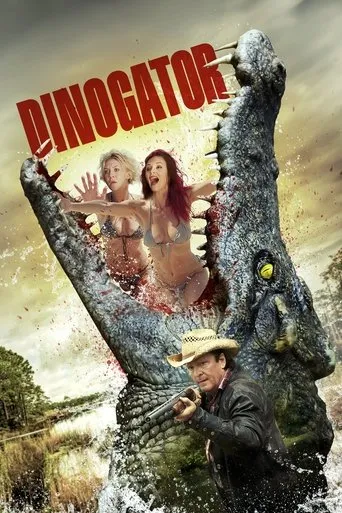 DinoGator movie poster - Rated 1.8/10