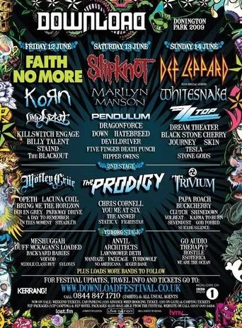 Slipknot: Live At Download 2009 movie poster - Entertainment content