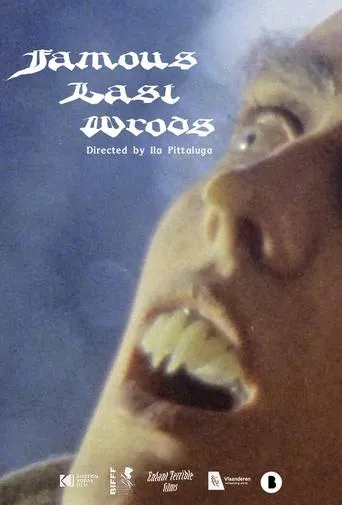 Famous Last Words movie poster - Entertainment content
