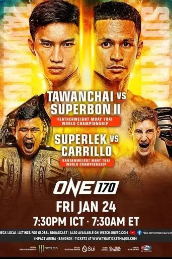 ONE 170: Tawanchai vs. Superbon 2 movie poster - Entertainment content
