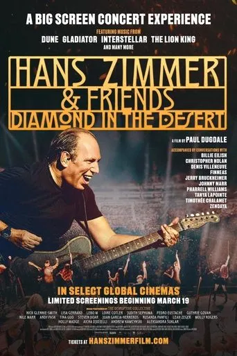 Hans Zimmer & Friends: Diamond in the Desert movie poster - Rated 8.8/10