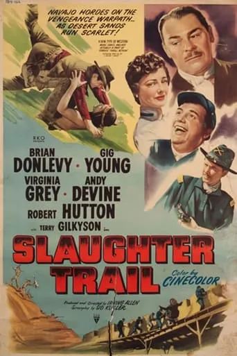 Slaughter Trail movie poster - Rated 3.8/10