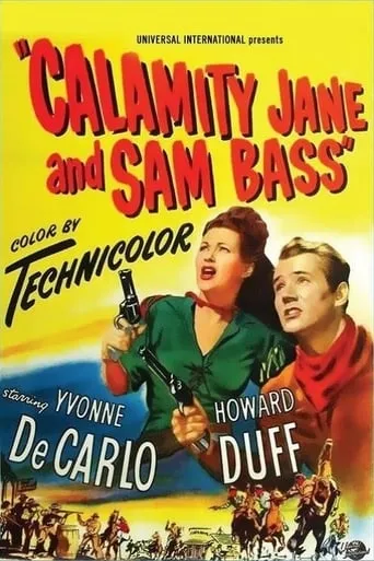 Calamity Jane and Sam Bass movie poster - Rated 5.9/10