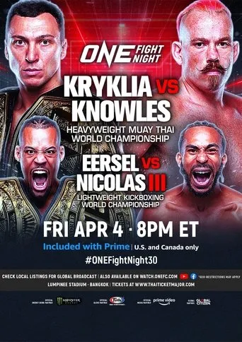 ONE Fight Night 30: Kryklia vs. Knowles movie poster - Entertainment content