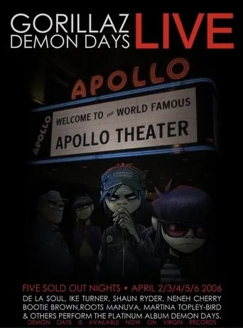 Gorillaz: Demon Days Live from the Apollo Theater, Harlem movie poster - Entertainment content