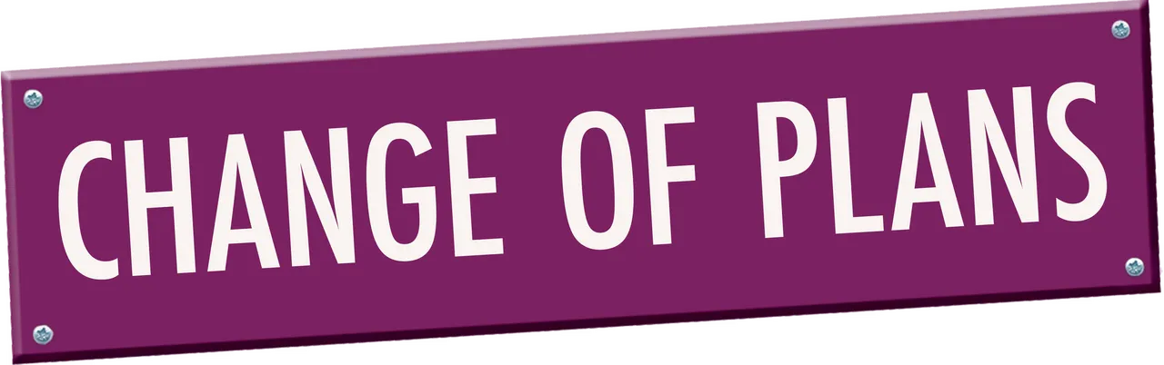 Change of Plans