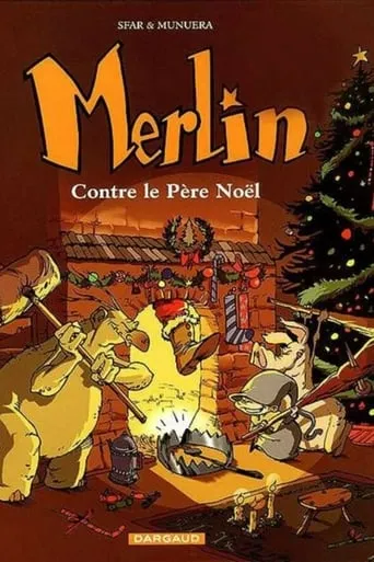 Merlin against Santa Claus movie poster - Rated 7/10