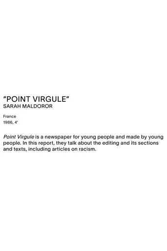 Point Virgule, Youth Journal movie poster - Entertainment content