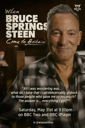 When Bruce Springsteen Came to Britain movie poster - Rated 9/10