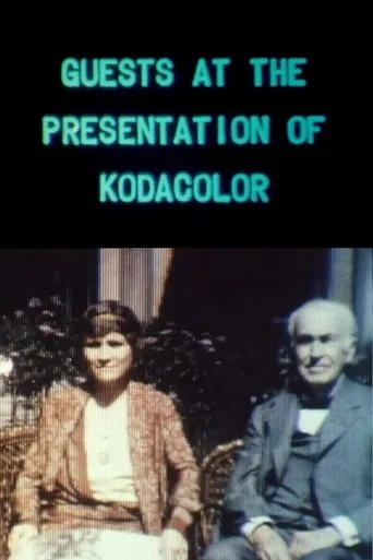 Guests at the Presentation of Kodacolor at the Home of Mr. George Eastman, Rochester, N.Y. movie poster - Entertainment content