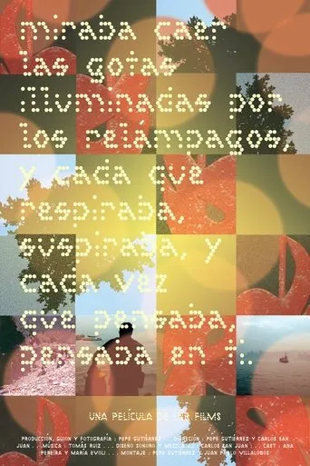 Miraba caer las gotas iluminadas por los relámpagos, y cada que respiraba suspiraba, y cada vez que pensaba, pensaba en ti movie poster - Entertainment content
