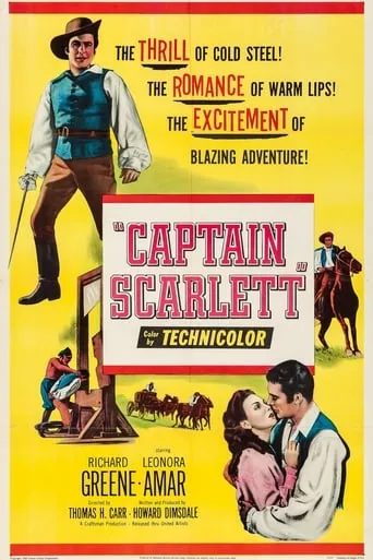 Captain Scarlett movie poster - Rated 4/10