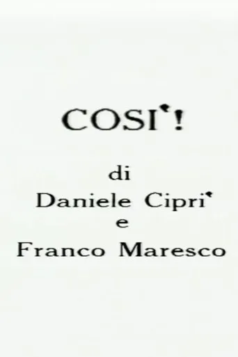 Così! movie poster - Entertainment content