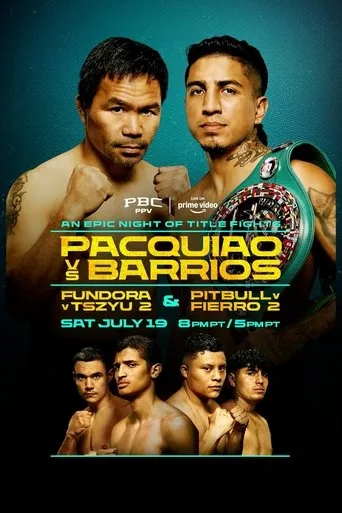 Manny Pacquiao vs. Mario Barrios movie poster - Entertainment content