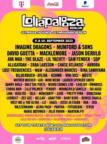 Imagine Dragons Lollapalooza Berlin movie poster - Entertainment content