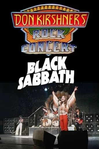 Black Sabbath - Don Kirshner's Rock Concert movie poster - Rated 10/10