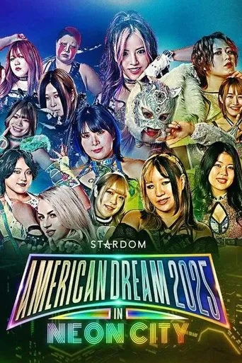 Stardom American Dream 2025 in Neon City movie poster - Entertainment content