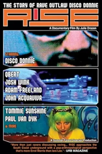 Rise: The Story of Rave Outlaw Disco Donnie movie poster - Entertainment content