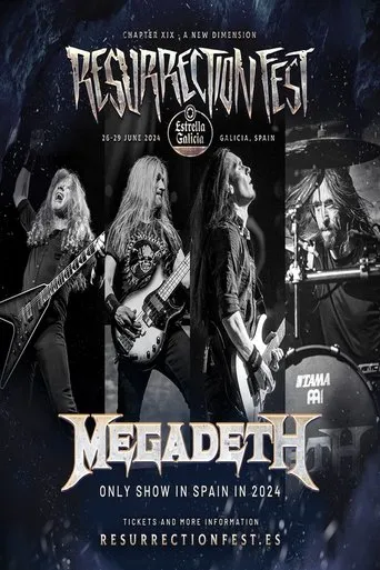 MEGADETH - Live at Resurrection Fest EG 2024 movie poster - Rated 8.4/10