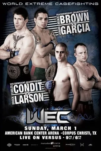 WEC 39: Brown vs. Garcia movie poster - Entertainment content