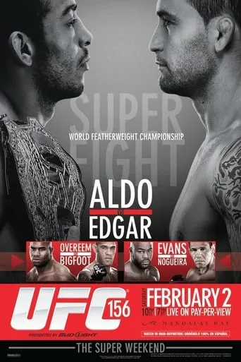 UFC 156: Aldo vs. Edgar movie poster - Rated 7.5/10