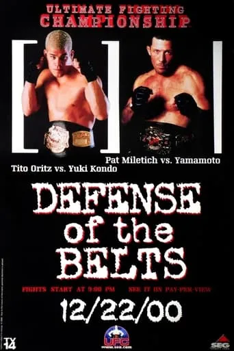 UFC 29: Defense of the Belts movie poster - Rated 5.9/10
