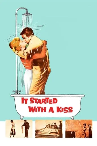 It Started with a Kiss movie poster - Rated 5.5/10
