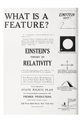 The Einstein Theory of Relativity movie poster - Rated 5.5/10